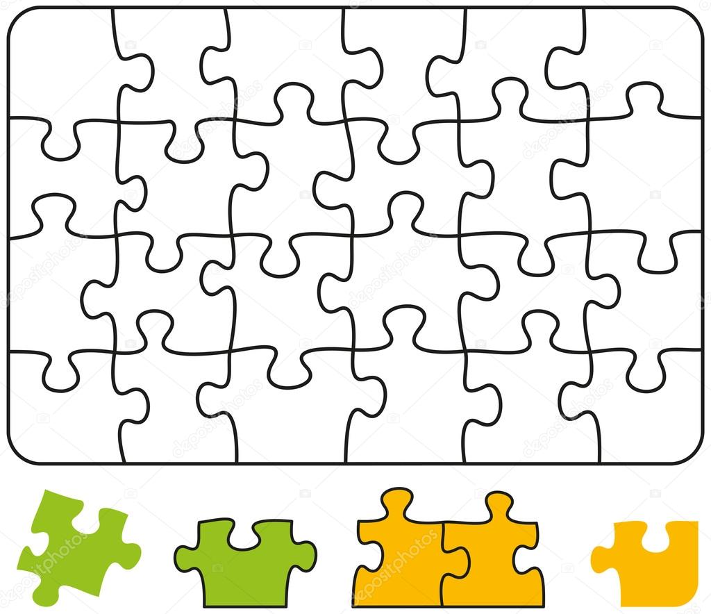 Jigsaw Puzzle Rectangle