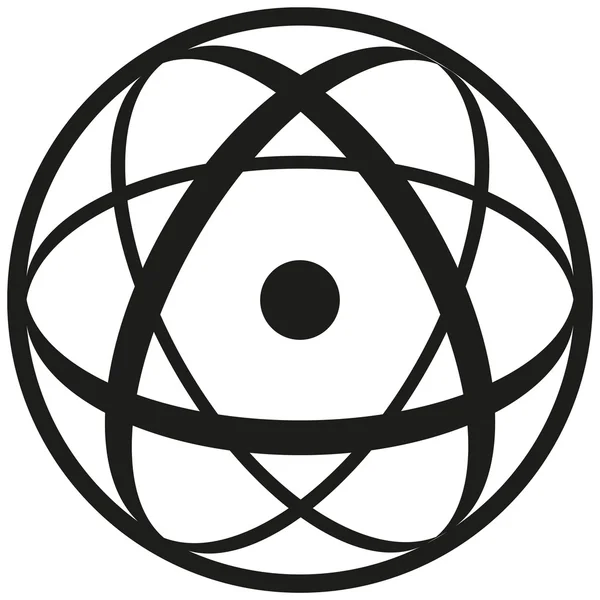 Atomaire symbool — Stockvector