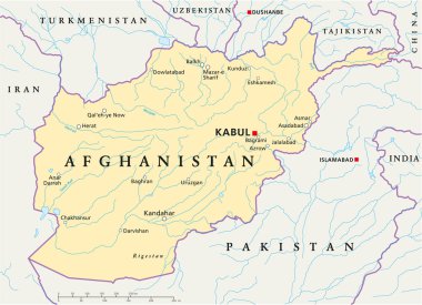 Afganistan Politik Haritası
