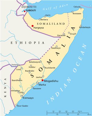 Somali siyasi haritası