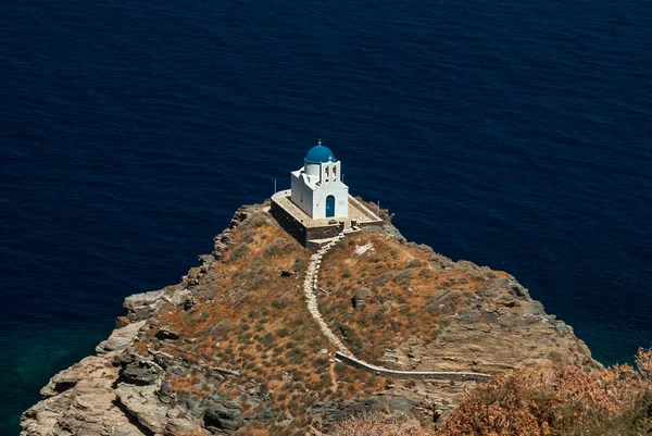 The Church of the Seven Martyrs on Sifnos island, Cyclades — Stock Photo, Image