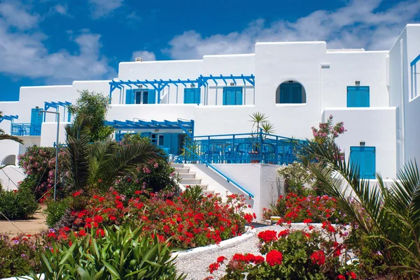 Casa griega tradicional en la isla de Naxos, Grecia — Foto de Stock