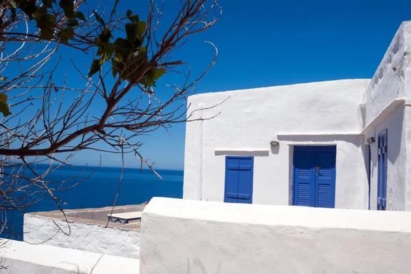 Traditionella grekiska hus på sifnos island, Grekland — Stockfoto