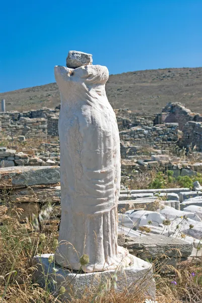 beyaz mermer delos Adası ' nda yapılan Artemis heykeli eski g