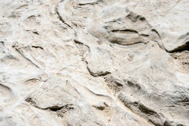 Mağara ve sarakiniko alanda Milos deniz kaya oluşumları