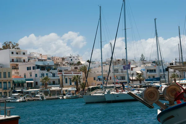 Haven op het eiland van naxos — Stockfoto