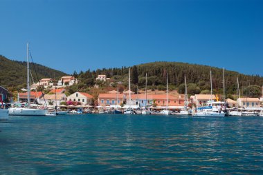 kefalonia, Yunanistan adada fiscardo