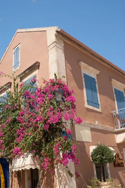 Fiscardo en la isla de Cefalonia en Grecia —  Fotos de Stock