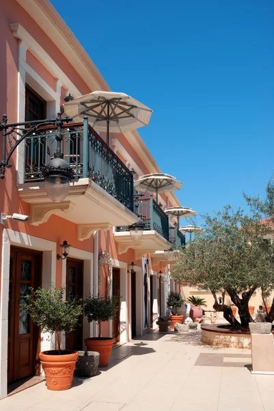 Fiscardo en la isla de Cefalonia en Grecia — Foto de Stock