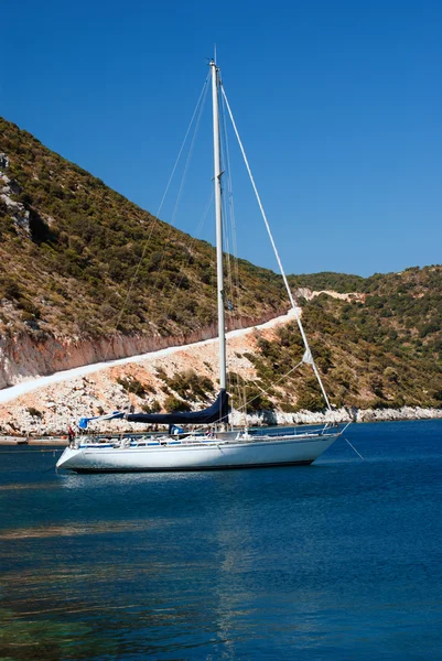 Relaxing on yacht — Stock Photo, Image