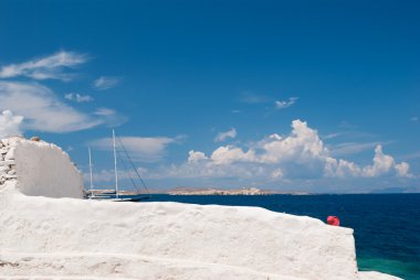 ünlü kilise paraportiani mykonos island, Yunanistan