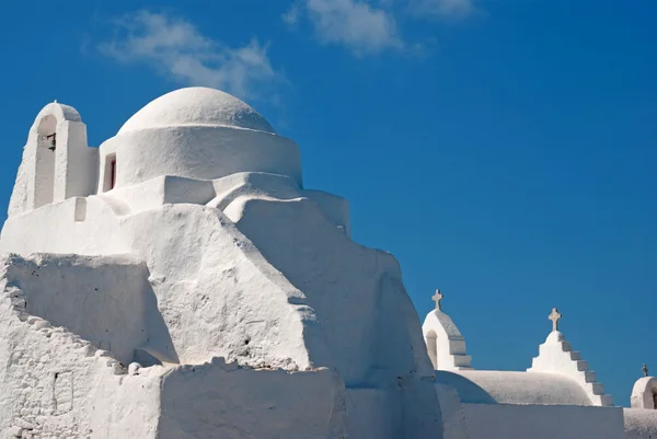 Berömda kyrkan paraportiani på mykonos island, Grekland — Stockfoto