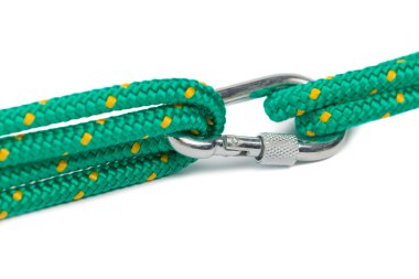 kemer üzerinde beyaz izole halat boyu