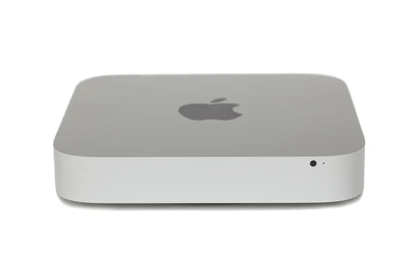 Mac mini sobre fondo blanco — Foto de Stock