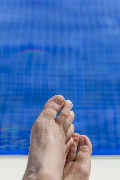 Pool feet — Stock Photo, Image