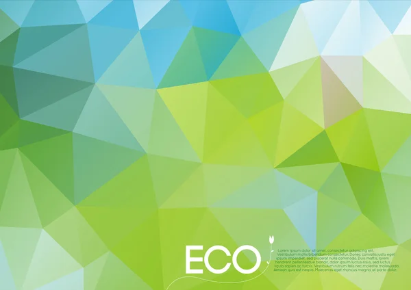 Fondo abstracto del concepto ecológico — Vector de stock