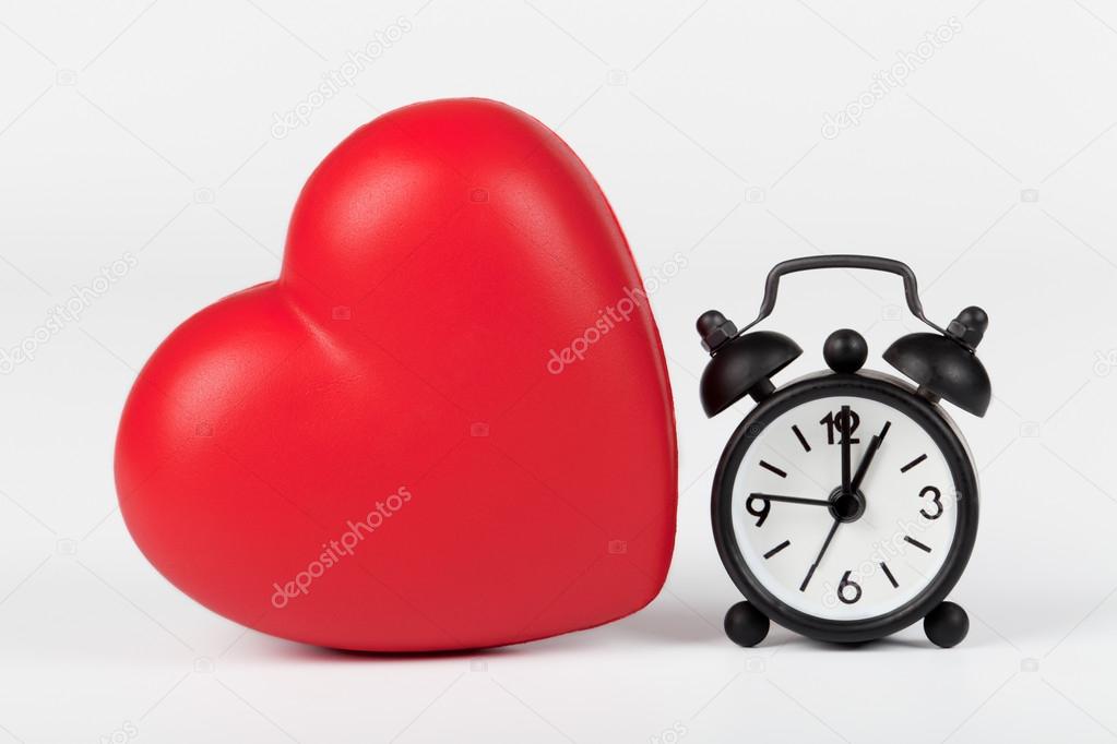 Heart and clock