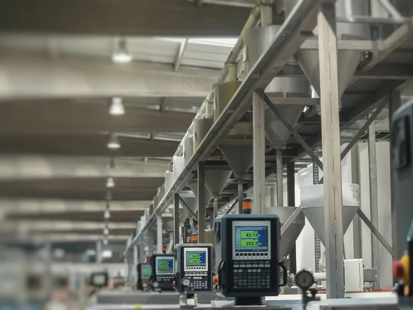 Linea di produzione in fabbrica — Foto Stock