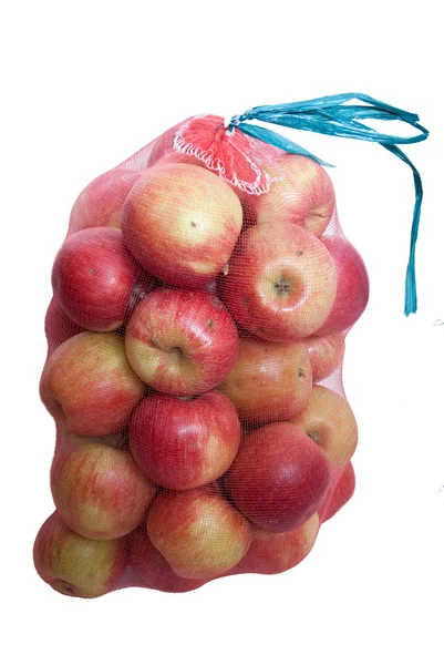 Appels in verpakking Rechtenvrije Stockfoto's