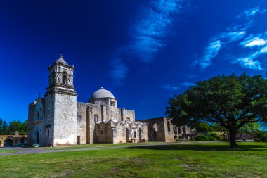 güzel tarihi eski Batı İspanyol mission san jose, kurulan 1720, san antonio, Teksas, ABD.