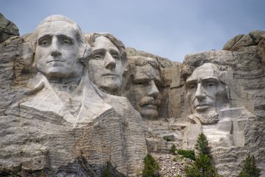 ünlü ve dağ heykel - rushmore Dağı, Güney dakota. Temmuz 2009 alınan atış.