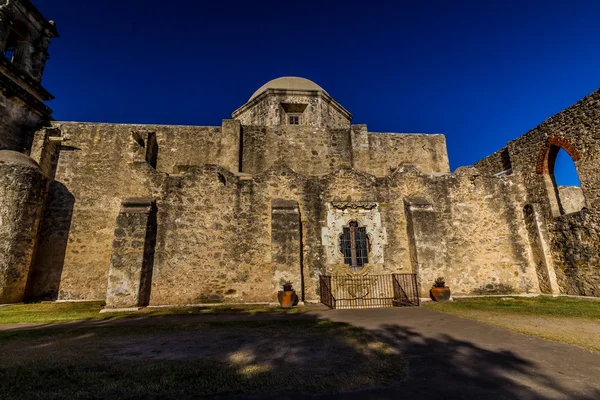 Zabytkowego Starego zachód hiszpański misji san jose, założona w 1720 — Zdjęcie stockowe