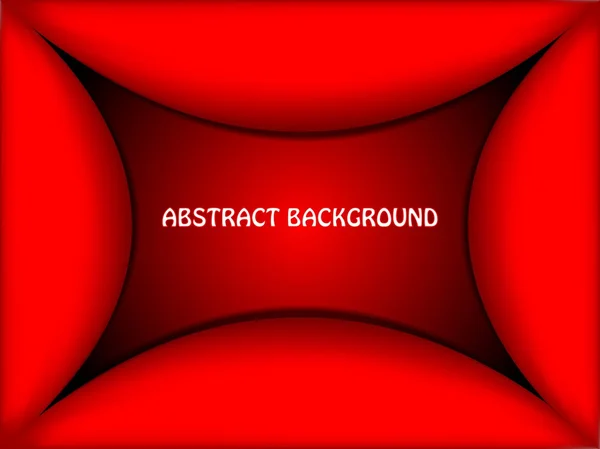 Leuchtend roten abstrakten Hintergrund — Stockvektor