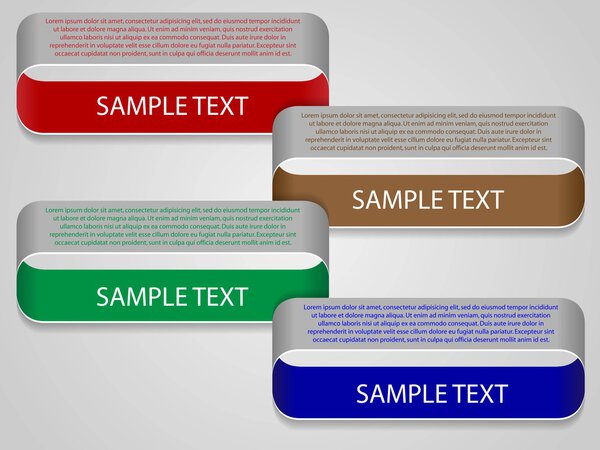 Information business banners