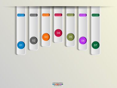Kağıt Infographic elemanları