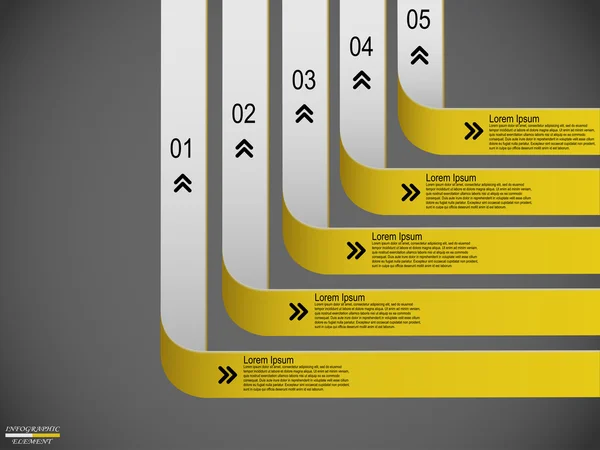 Infografías empresariales modernas — Archivo Imágenes Vectoriales