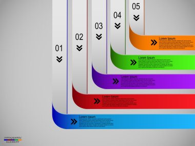 infographics tasarım şablonu