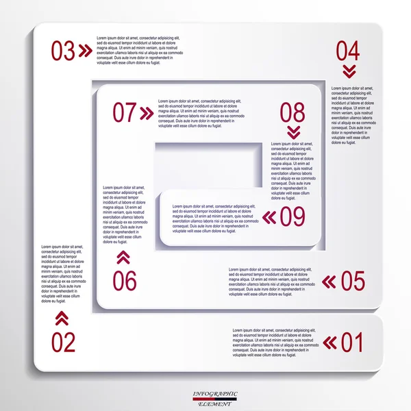 infographics tasarım şablonu