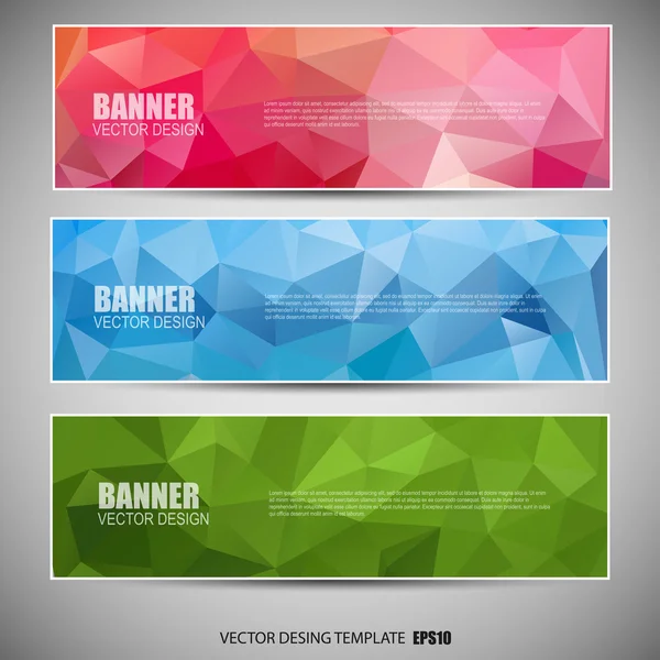 Mosaik banner — Stock vektor