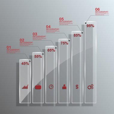 soyut kağıt Infographic.