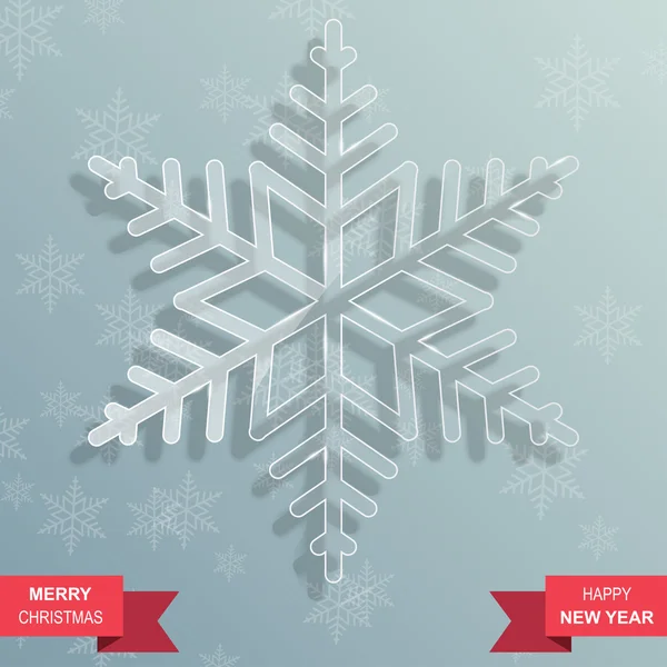 Snowflake background — Stock Vector