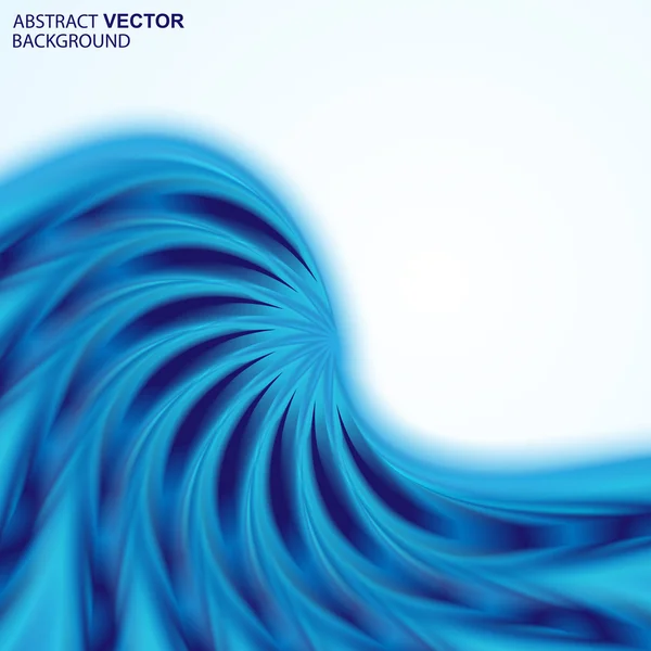 Abstrakter Hintergrund mit wirbelnden Wellen — Stockvektor