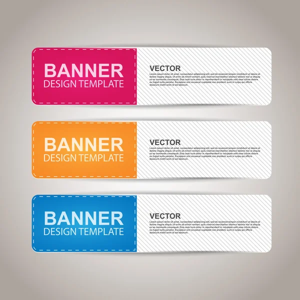 Moderne bunte Banner — Stockvektor