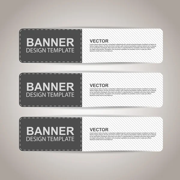 Set van banners, bladwijzers, stickers, etiketten, tags — Stockvector