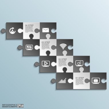 infographics vektör tasarım şablonu