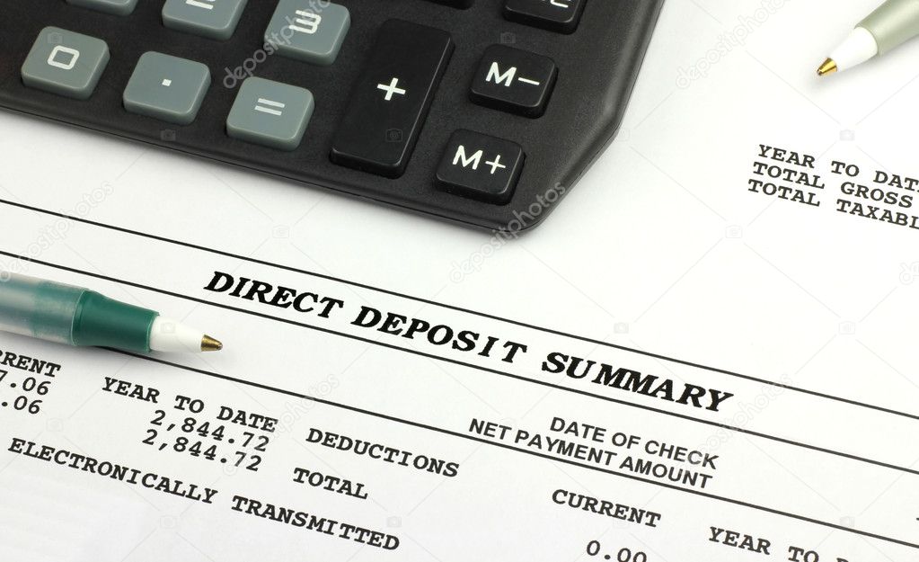 Direct Deposit Summary