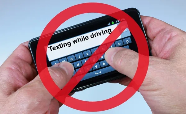 No Texting While Driving — Stock Photo, Image