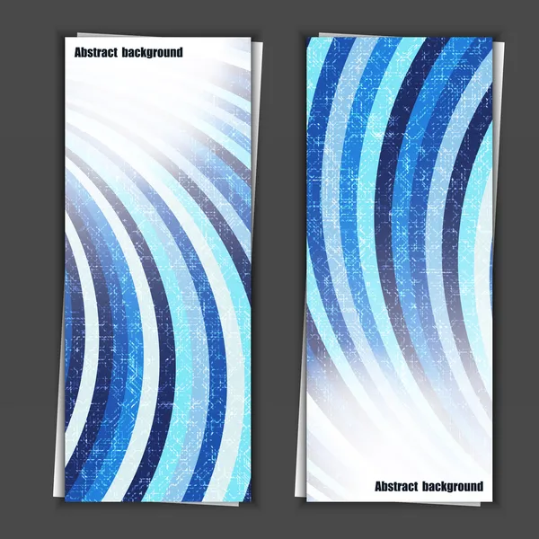 Set banner sjablonen met abstracte achtergrond — Stockvector