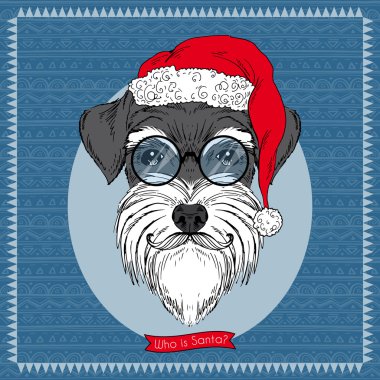 Santa dog