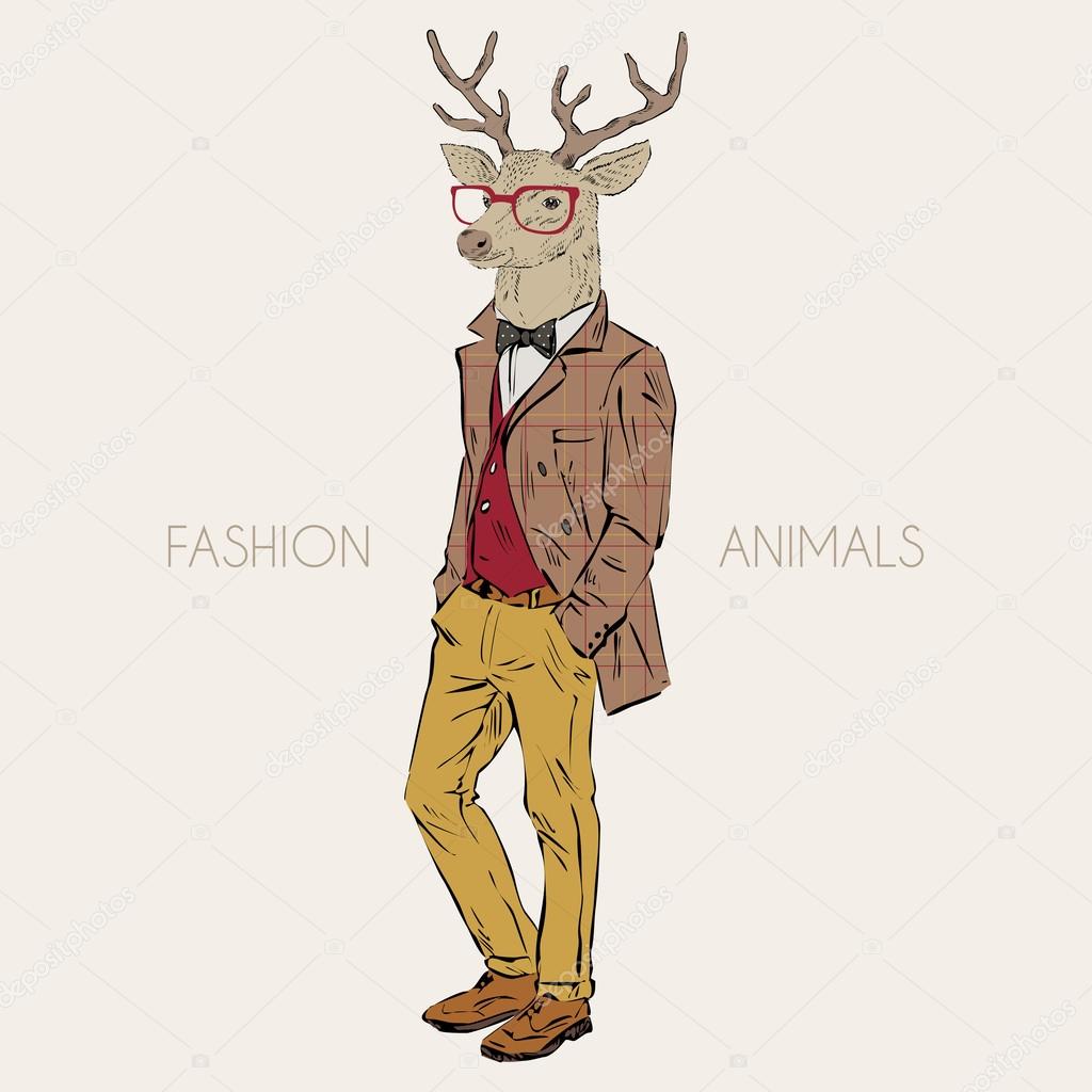 Deer hipster