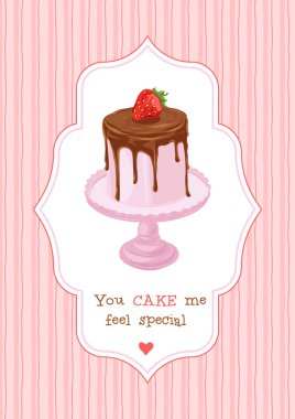 Sevgililer Günü kartpostalında aşk alıntısı var. 