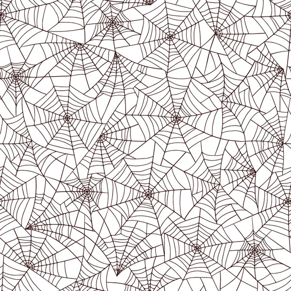 Halloween cobweb vector seamless pattern Stock Vektory