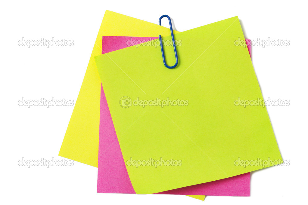 Color Post Its Stock Photo Image By C Filipfoto