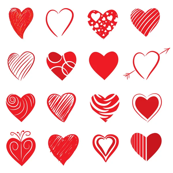 Heart Shapes — Stock Vector