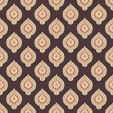 Kusursuz geleneksel renkli motif arkaplanı