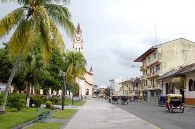 sokakta Iquitos, peru.